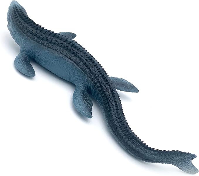 Gemini&Genius Mosasaurus Toy for Kids, Marine Reptile Animal Soft Plastic Sea Shark Toy Action Figure, Gift Great for Educational, Cake Topper, Swim, Bath Toys, Stocking Stuffers for Kids