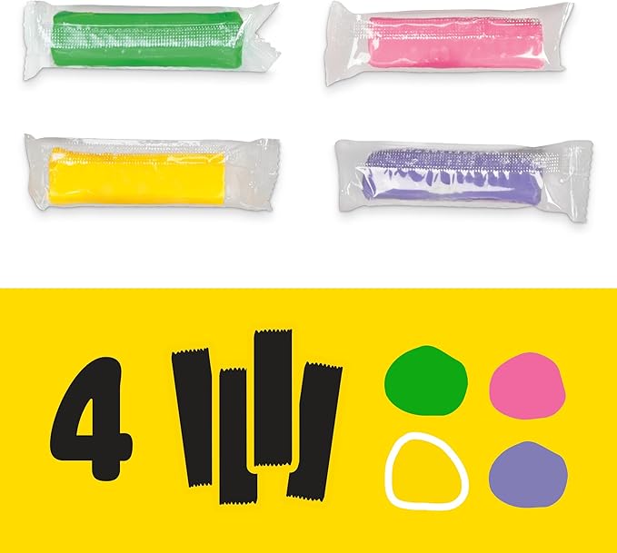 Play-Doh Disney Junior Mickey Mouse Clubhouse, Happy Stackable Toy Set, Preschool Toys, Arts & Crafts Gifts for Kids 2+