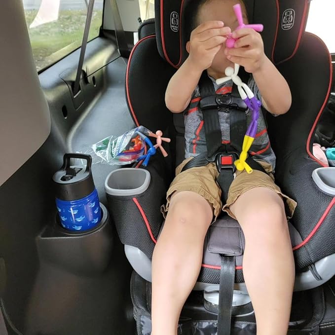 MAGMEN Magnetic Fidget Toys Travel Entertainment for Kids Ages 3+ | STEM Sensory Toys for Airplane, Car Trips & Quiet Play. 40-Piece Mixed Combination