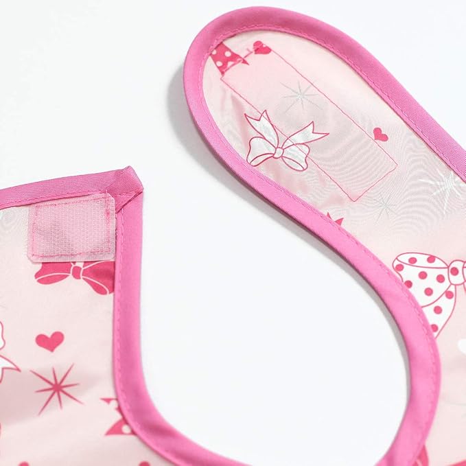 Full Coverage Waterproof Feeding Bib for Toddlers – Extra Long Apron Bib for Mealtime, Self-Feeding, High Chairn