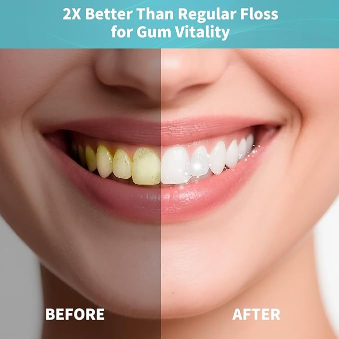 Hibbent Portable Cordless Water Flosser, Mini Oral Irrigator with 3 Modes & 4 Jet Tips, IPX7 Waterproof Rechargeable Travel Electric Dental Flosser for Braces Care, Sensitive Teeth, Orthodontic