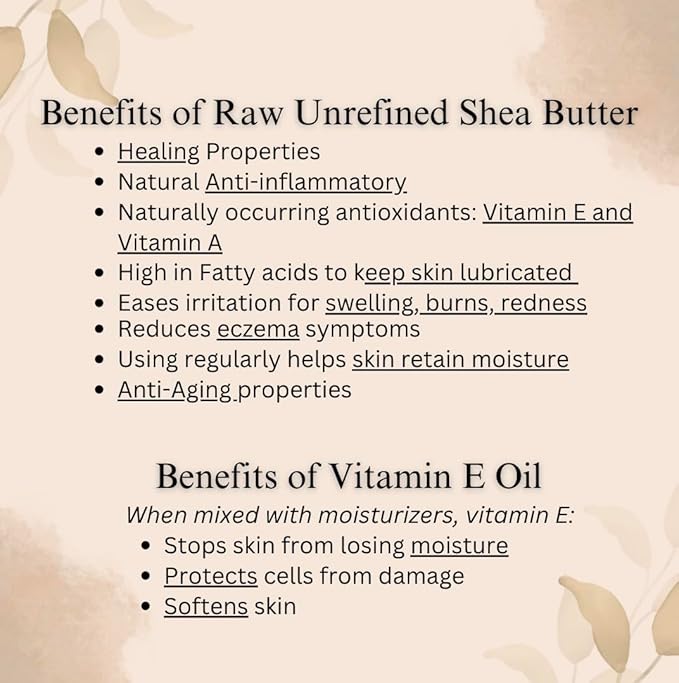 Shea Lip Butter - All Natural 4 Ingredient Lip Balm - for dry cracked lips, travel sized, ultra moisturizing vegan lip balm, for long lasting hydration, natural Peppermint scent