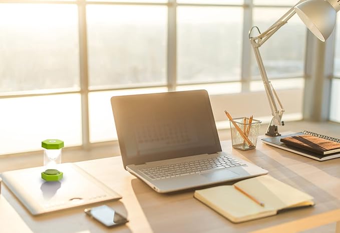 10 Minutes Sand Timer, Hourglass Timer, Sand Clock for Kids, Colorful Sand Watch, Sandglass Timer, Visual Timer for Home Office Kitchen Decor (Green)