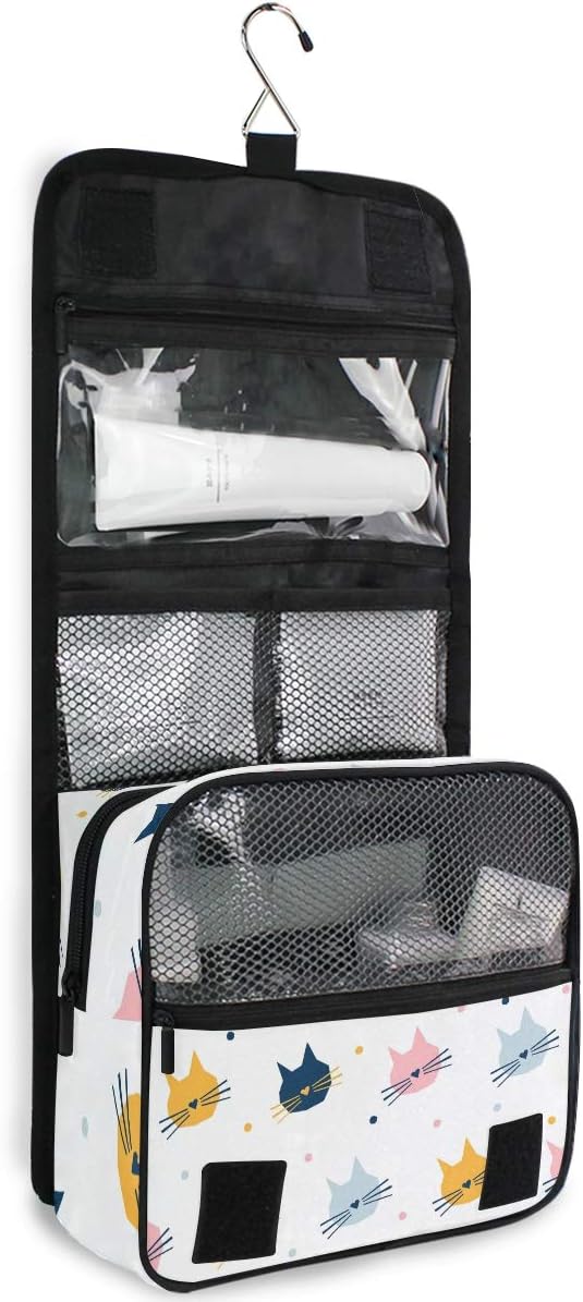 senya Hanging Travel Toiletry Bag Kit Makeup Case Cosmetics Organizer for Men Women