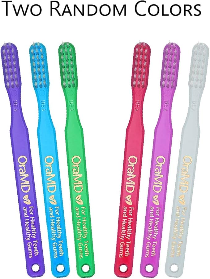 OraMD Original Strength: Pure Unflavored, Fragrance Free, Unwaxed Dental Floss 54.6 Yards Shred Resistant and Dr. Bass Toothbrush Both for Ultraclean Plaque Removal - Teeth & Gum Protection