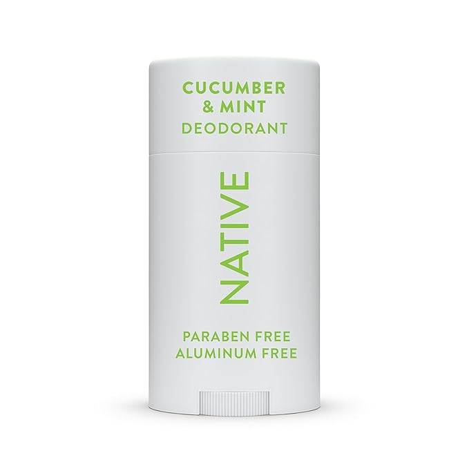 Native Deodorant Contains Naturally Derived Ingredients, 72 Hour Odor Control | Deodorant for Women and Men, Aluminum Free with Baking Soda, Coconut Oil and Shea Butter | Cucumber & Mint