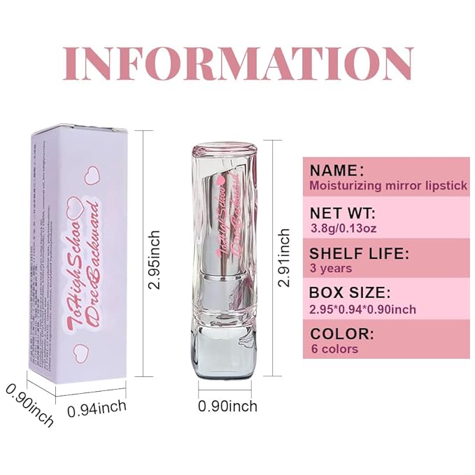 Bright Orange Plumper Moisturizing Butter Lipstick for Women, Natural Tinted Lip Balm Shine Nourishing Hydrating Lip Gloss Stain for Dry Lips, Lightweight Lip Liner Care Makeup,Vegan 1Pc Orange