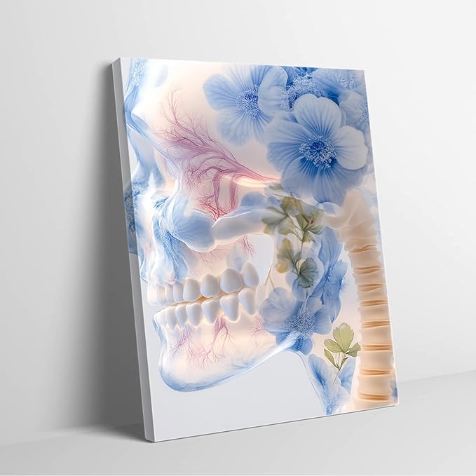 Dentist Office Decoration Gift,Elegant Dental Anatomy Print,Perfect for Clinics,Medical Spaces,or Professional Gifts 16x24inch Ready to Hang