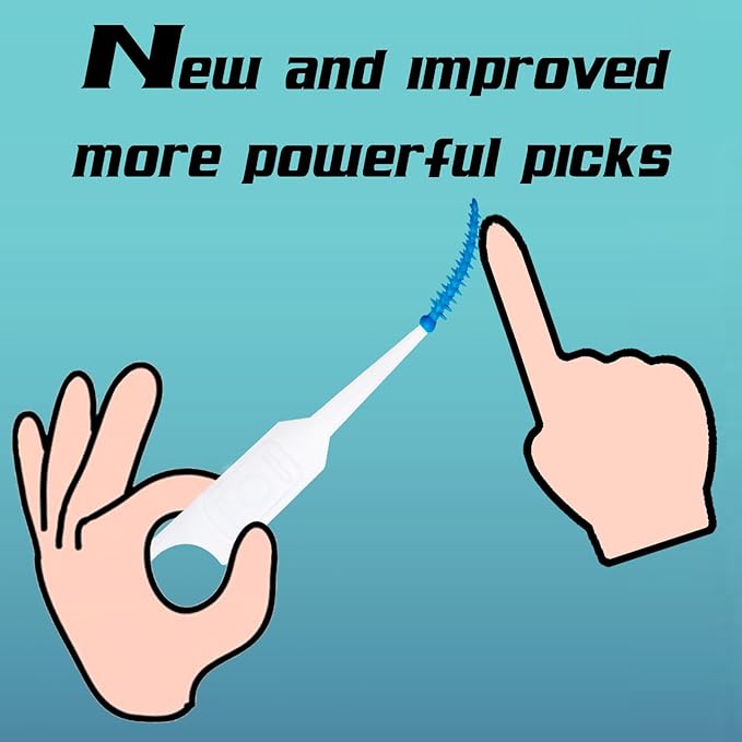 Soft Silicone Interdental Brush, Braces Brush, Corrective Brush, Adaptive, Disposable Picks for Teeth Cleaning (100PCS)