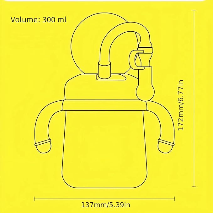 Drinking Cup With Whale Squirt, Weighted Sippy Cups With Adjustable Straps, 300ml Whale Water Cups With Silicone Soft Tip, Portable Leak Proof Straw Sippy Cup For Kids (C-Green)