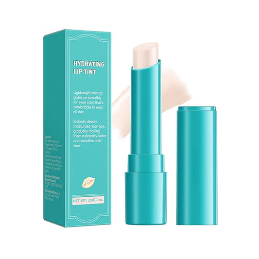 Lip Tint Hydrating, Sheer Strength Hydrating Lip Tint,Powerful Moisturizing Lipstick Water Lipstick Natural Ingredients, Non-Sticky And Long-Lasting(1# Clear Shimmer)