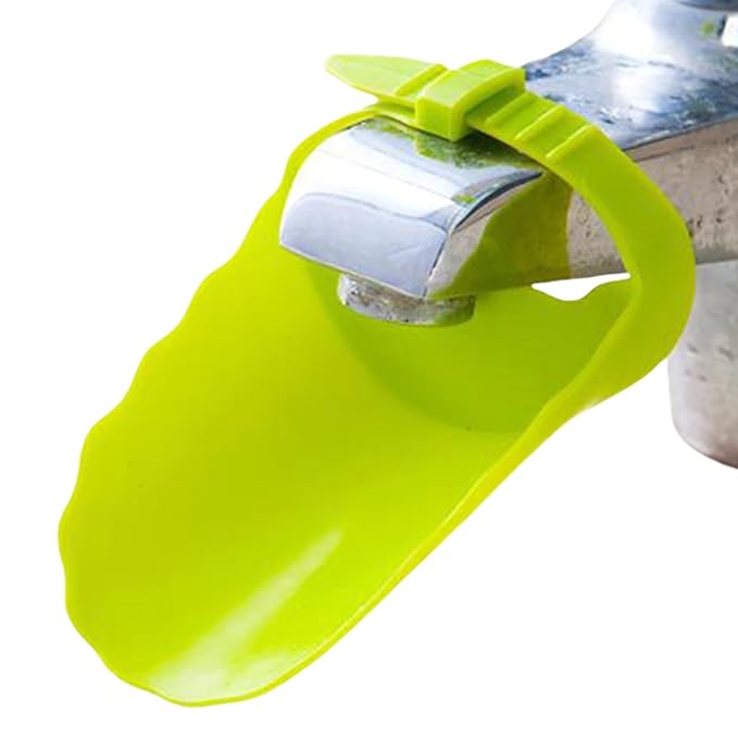 Kids Faucet Extender - Faucett Flow Guide, Hand Washing Faucets Extension | Toddler Water Reach, Sink Extenders Kid Handss Wash Helper, Hands Washings Helpers, Convenient Sinks Accessories For Kitchen