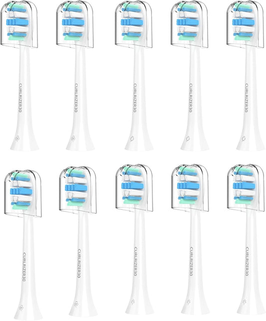 Replacement Toothbrush Heads for Philips Sonicare Replacement Heads, Electric Replacement Brush Head Compatible with Phillips Sonicare Electric Toothbrushes, 10 Pack