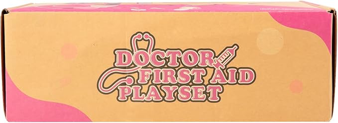 Doctor Kit for Kids Girls, 34 Pcs Kids Doctor Kit for Toddlers 3-5 with Medical Storage Bag & Real Stethoscope, Pretend Play Set for Boys Girls Fun Role Playing Game