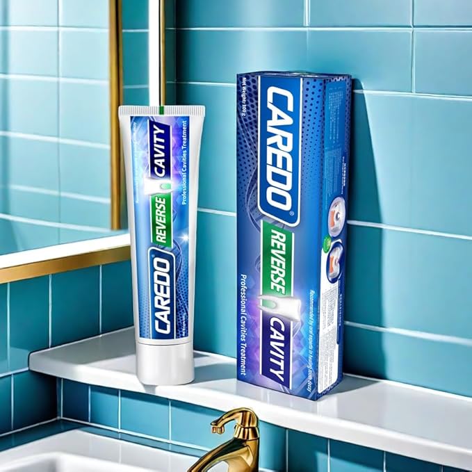Cavity Reversal Hydroxyapatite Toothpaste for Adults, Cavity Tooth Filler as Home Cavity Repair, Fluoride Free Reverse Cavities Treatment for Tooth Decay Repair, Remineralizing Repair 2-Pack