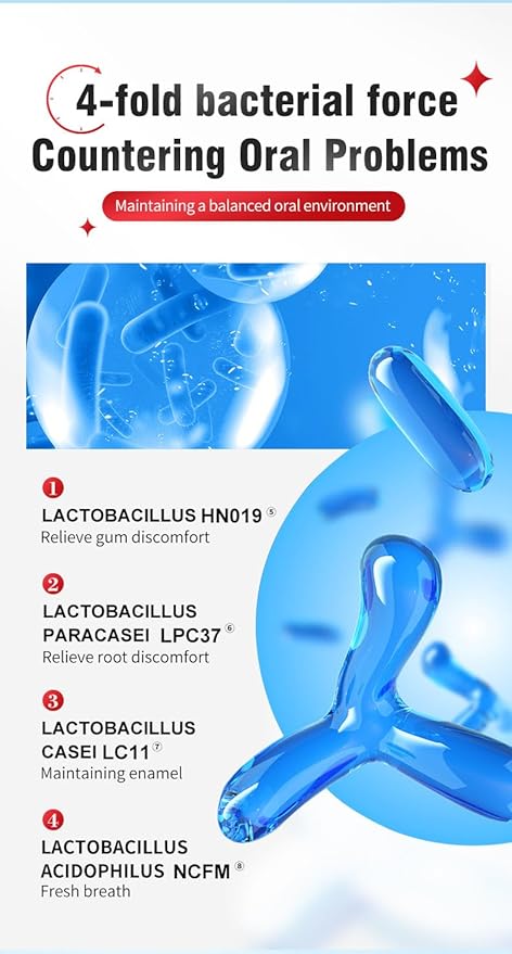 SP-6 Probiotic Whitening Toothpaste, Fresh Breath Deep Cleaning Care Gum Health.(1Pcs)