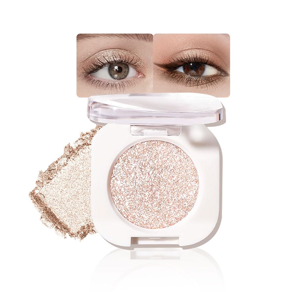 Pearlescent mini Eyeshadow Highly Pigmented Blend Matte & Shimmer EyeShadow,Cream Moisturizing Waterproof&Long Lasting Eye Makeup Natural Luminous Makeup Look (B11, 1 Count (Pack of 1))