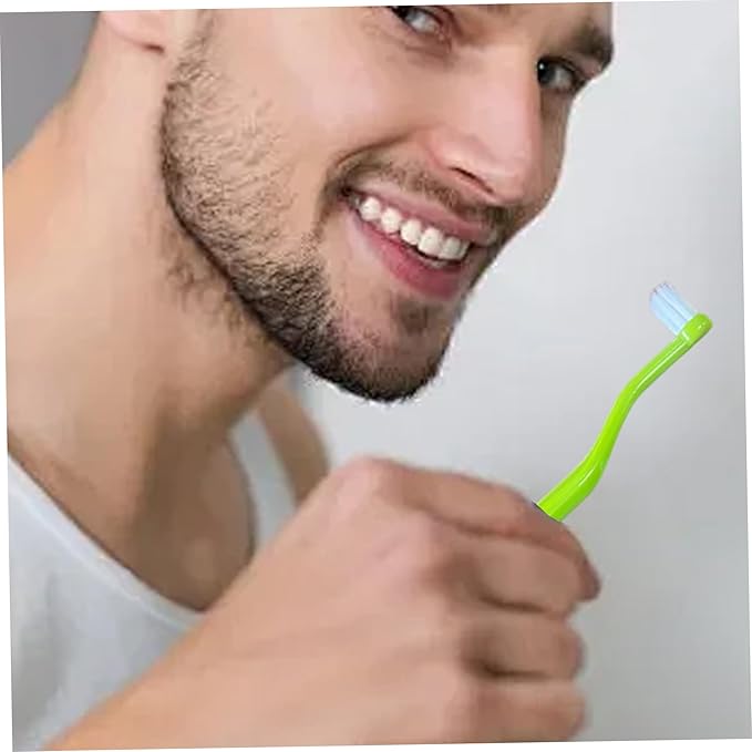 6PCS Braces Toothbrush, 2-in-1 Double Head Braces Brush for Interdental and Wisdom Teeth, Soft Single Tufted Orthodontic Toothbrush Orthodontic