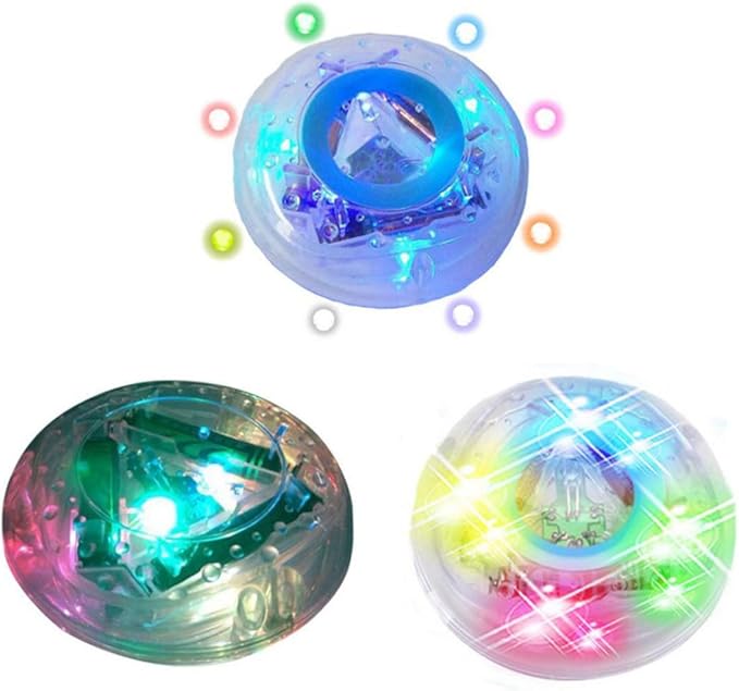 LED Floating Baby Bath Toys, Battery-Free Light-Up Shower Toys for Infants & Toddlers in Bathtub