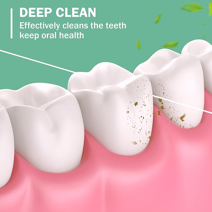 Mimorou 60 Pack Dental Floss Bulk Mint Flavored 50m Each Travel Dental Floss Oral Care for Teeth and Gum Protection(White)