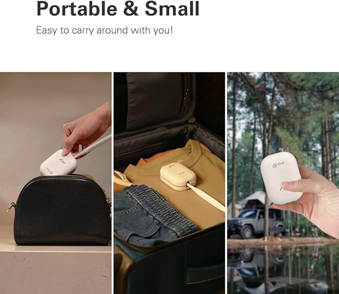 TS22 Portable Heat Drying Toothbrush Case, Built-in Fan, Rechargeable container, Perfect for Traveling & Home, Waterproof, Wall Mount without drilling, Suitable for any toothbrush