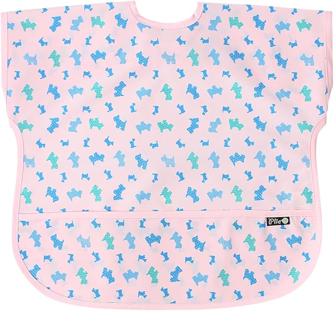 Long Sleeve Waterproof Bib for Toddlers – Soft Feeding Smock for Baby Mealtime, Self-Feeding,BPA-Free, Easy Clean