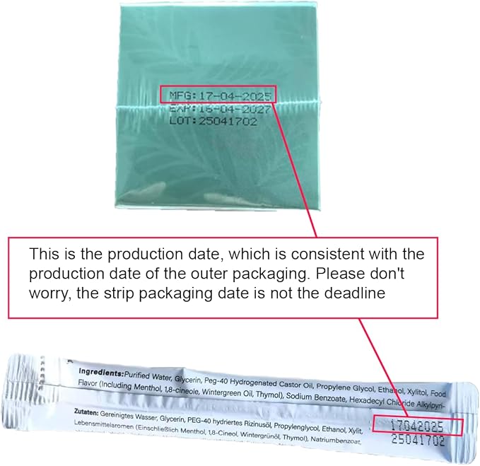 Mouthwash Travel Size Individually Wrapped Fresh Breath Mouthwash Mild Mint Flavor Office Travel Dating Essentials Mouth wash (0.37 Fl OZ(Pack of 20))