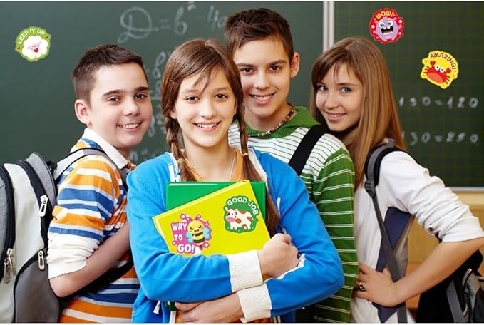 120 Pieces Teacher Stickers for Grading, Reward and Good Job Stickers for Students and Kids (2, 120)