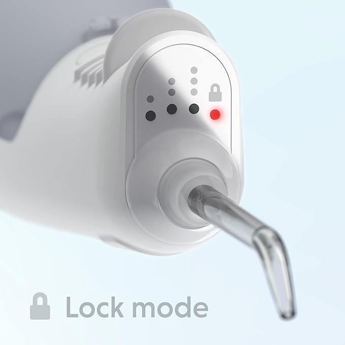 Ordo Water Flossers for Teeth, Cordless IPX7 Waterproof Oral Irrigator, 3 Pressure Settings, Portable, Rechargeable Electric Sonic Flosser, Dental Professional Recommended, White