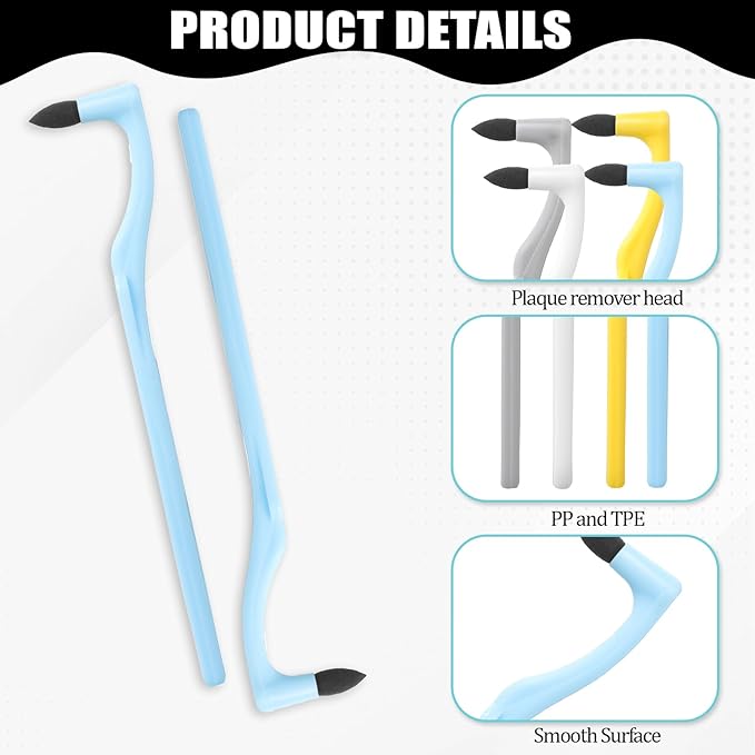 Dental Tooth Stain Removers, Dental Plaque Tool Tartar Eraser Polisher Professional Teeth Whitening Polishing Cleaning Kit for Teeth Whitening Polishing Oral Care(8PCS)