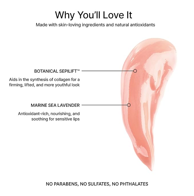 Jillian Dempsey Lip Gloss: Enhance, Hydraten & Smooth Lips with Firming & Plumping Benefits, Vegan, 12ml | Plush Nude