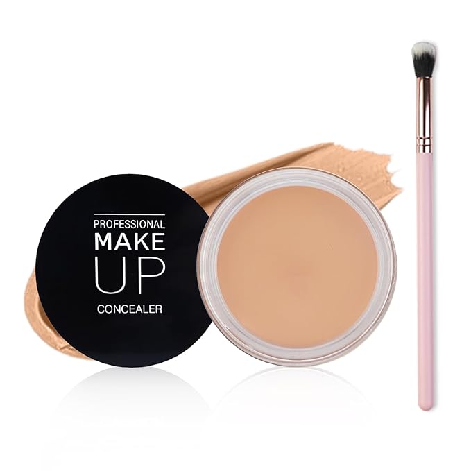 Under Eye Concealer for Dark Circles Color Corrector Pro Full Coverage Concealer de oieras Long-lasting Cover up Makeup -02 LIGHT CREAM