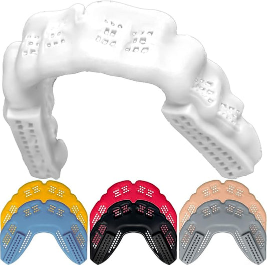Bulletproof: World’s Thinnest Most Breathable Mouthguard is 3X Stronger! Wrestling Football Basketball MMA Hockey Rugby BJJ Lacrosse Boxing Men Sports Mouth Guard Grinding Teeth Adult Youth Braces