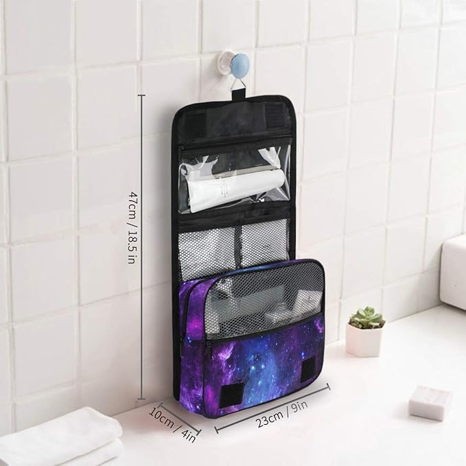 senya Hanging Travel Toiletry Bag Kit Makeup Case Cosmetics Organizer for Men Women