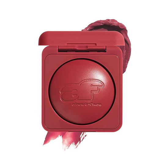 about-face Cheek Freak Blush Balm – Buildable Cream Blush with Hyaluronic Acid & Meadowfoam Seed Oil – Vegan, Cruelty-Free, Clean Beauty – 0.35 oz (Smash – Rosy Red)