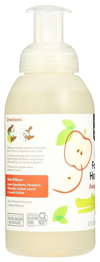 365 by Whole Foods Market, Awesome Apple Kids Foaming Hand Soap, 12 Fl Oz (Pack of 2)