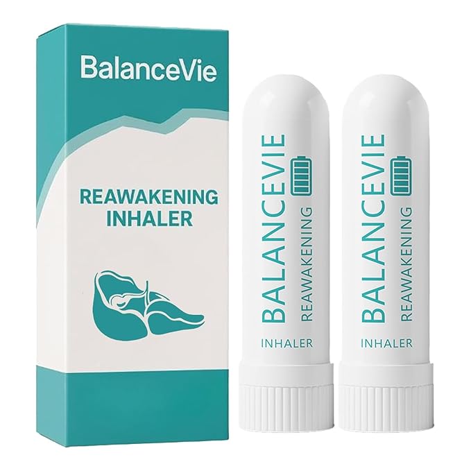 BalanceVie Herbal Diffuser Pen - A Blend of Mullein, Black Pepper and Mint for Respiratory Support, Comfortable Breathing and Natural Mouth Freshening (2pcs)