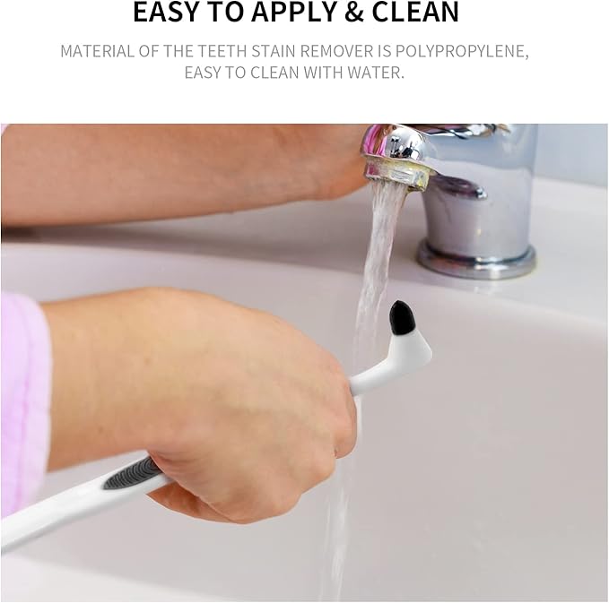 3Pcs Tooth Stain Remover, Teeth Cleaning Calculus Tool, Professional Teeth Whitening Polishing Cleaning Kit, Not Electric Cleaner Brush(White)