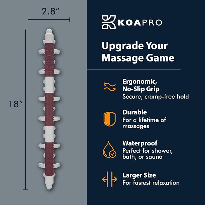 KOA PRO Facia Blaster Tool for Cellulite Area - Trigger Point Massage Tool for Deep Tissue, Full Body Massage, Back and Neck Massager, Muscle Massager for Legs, Fascia Massage Tool