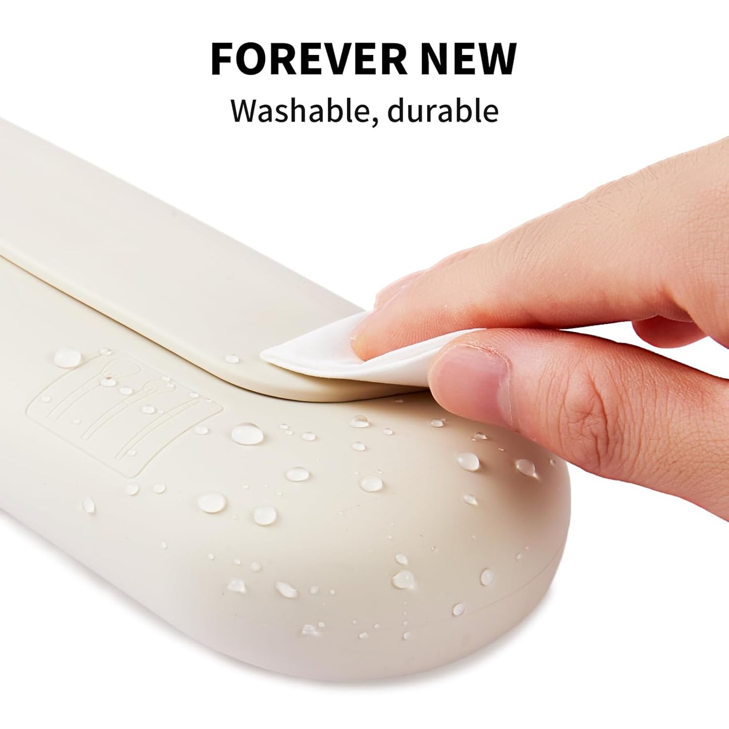 2 IN 1 Silicone Makeup Brush Holder with Beauty Make Up Sponge Case：Soft Portable Cosmetic Face Brushes Holder with Upgrade Anti-Fall Out Magnetic Closure - Starlight