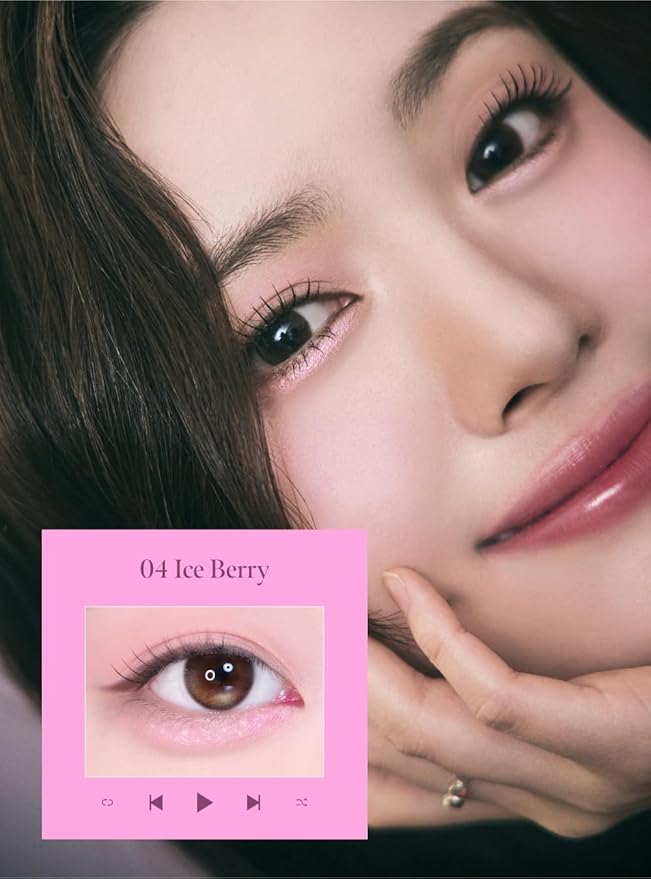 Idol AEGYO-SAL Maker 04 Ice Berry, 2-in-1 Under-Eye Highlighter and Contour Liner for Bright, Voluminous Eyes, Long-Lasting, Smudge-Proof Shimmer Stick with Natural Glow, Korean Beauty
