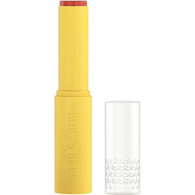 Burt’s Bees Stocking Stuffers, Tinted Boosted Balm, Rose Knows, Hydrating Tinted Lip Balm, 24 Hour Lip Moisturizer with Responsibly Sourced Beeswax, 100% Natural Origin, 1 Count, 0.16oz