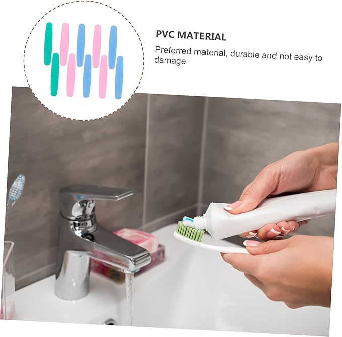 30pcs Toothpaste Squeezer Pump for Boys and Girls Whitening Pump Dispenser Bathroom Tool Random Color