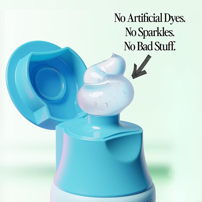 NOBS Jr. Kids Nano Hydroxyapatite Toothpaste – Fluoride Free, SLS-Free, Remineralizing - Dentist Formulated - Bubblegum Berry