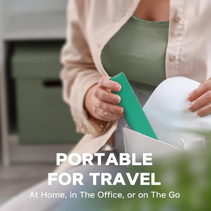 RONAVO Tongue Scraper (Elegant in Rose Gold), Tongue Cleaner for Elegant Women, Metal Tongue Scraper | Take Care of Your Shining Tongue, Remove Tongue Coating, Reduce Bad Breath, with Travel Case