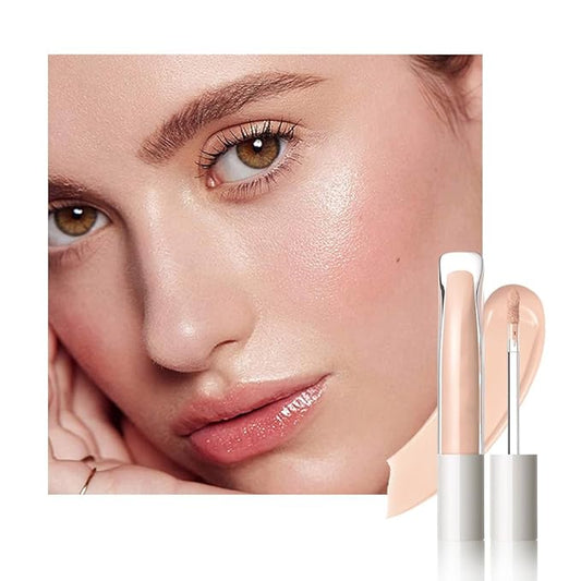 Kaely Liquid Concealer for Older Women, Under Eye Brightener Full Coverage Concealer for Dark Circles, Color Correcting Foundation Face Makeup Waterproof, Vegan & Cruelty-Free, 02 Light Buff