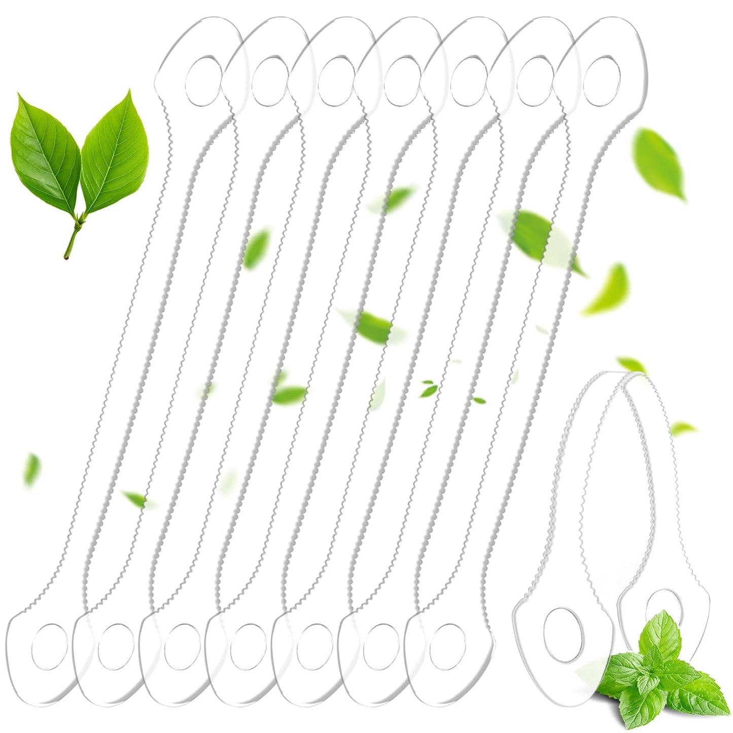 25 Count Disposable Tongue Scraper, Plastic Tongue Cleaner for Adults and Kids, Tongue Scrubber for Oral Care, Promote Fresh Breath