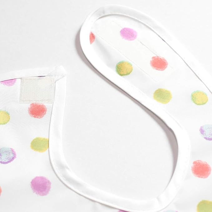 Full Coverage Waterproof Feeding Bib for Toddlers – Extra Long Apron Bib for Mealtime, Self-Feeding, High Chairn