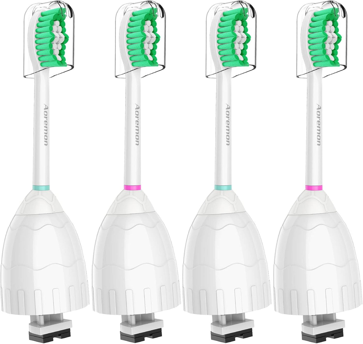 Aoremon Replacement Heads for Philips Sonicare e-Series HX7022/66-Replacement Brush Heads fit Sonicare Eseries Essence Xtreme Elite Advance and CleanCare Electric Toothbrush Model