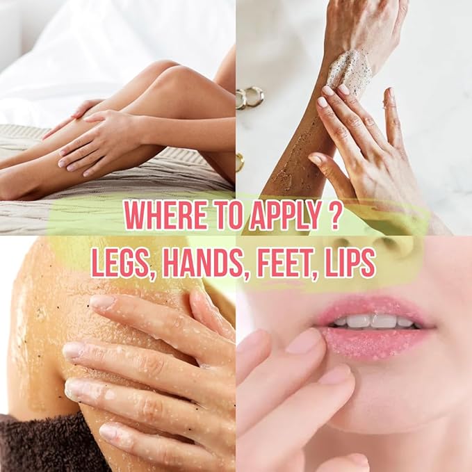 Organic Pink Watermelon Body Scrub, Pure Natural Gentle Exfoliator For Smooth & Soft Skin, Best Shower Exfoliating Salt Skincare Scrub, Hydrating & Moisturizing Face Foot Hands, Great Gift for Women